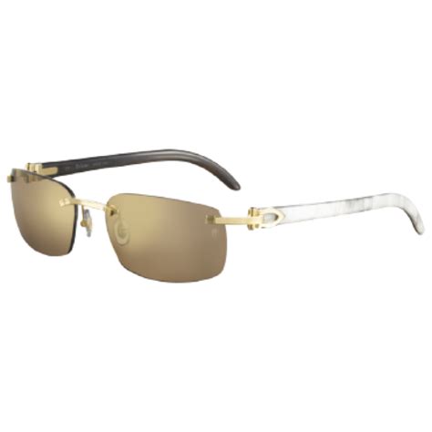 cheap white cartier buffalo sunglasses|cartier glasses 140 genuine horn.